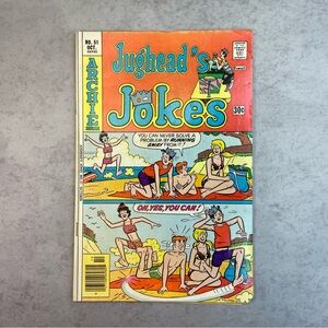 Jughead’s Jokes No 51 Oct Archie Series Comic Book 1976 Vintage